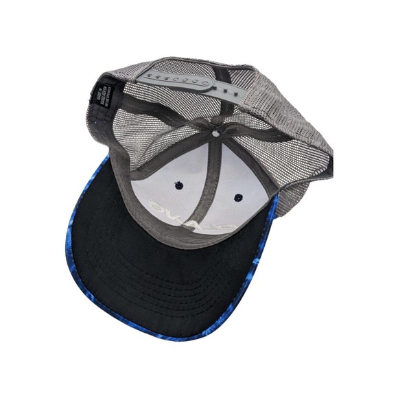 Plano Fishing Hat Blue Grey Mesh Snapback - Picture 3 of 4